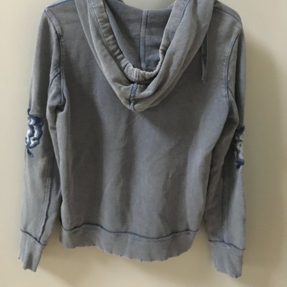 Lucky Brand Blue Rose Vintage Hoodie - Picture 2 of 3